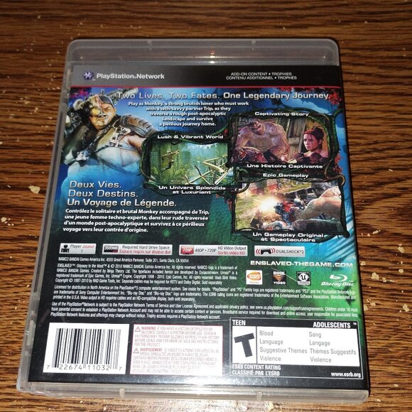 Enslaved: Odyssey to the West (Sony Playstation 3, 2010) Complete - Picture 3 of 3